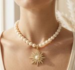 gold pearl necklace